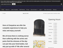Tablet Screenshot of cleopatras-ipswich.com